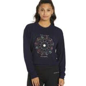 💙Spiritual Gangster Zodiac Savasana Sweater in Night